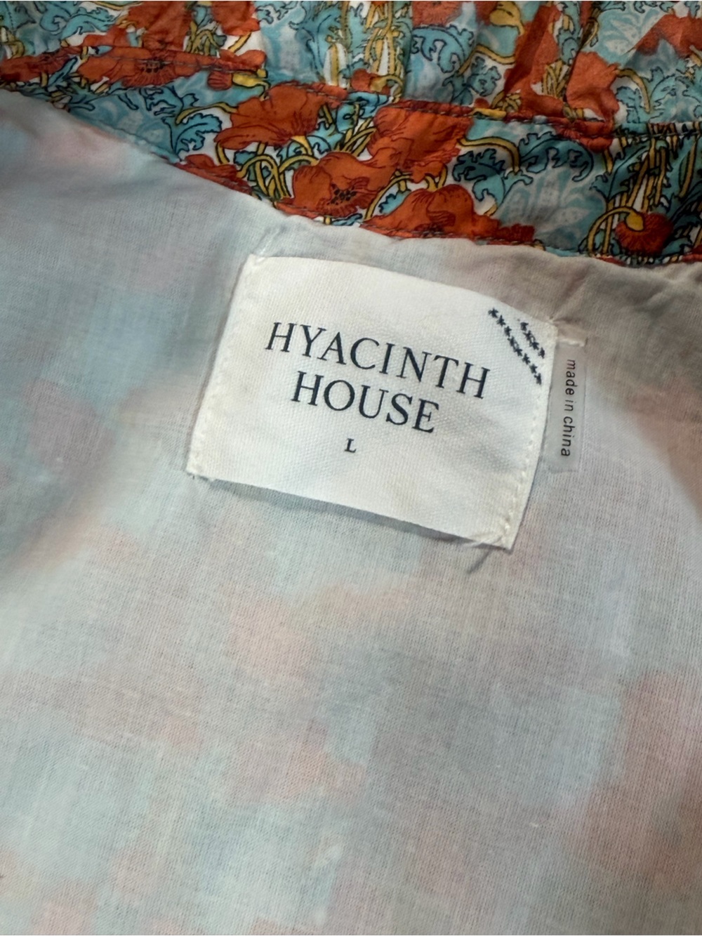 Hyacinth House Floral Puff Sleeve Button Front Maxi Dress Cottagecore - Picture 4 of 12
